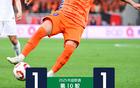 席爾瓦破門(mén)，瓦科平，泰山隊1-1海牛隊。