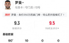 馬洛卡門(mén)將羅曼撲救10次，全場(chǎng)最佳表現，評分9.3最高。