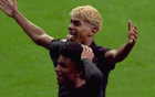 2-0奪冠！巴薩提前奪冠，亞馬爾建功，三冠王！