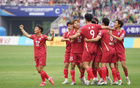 徐州勝連云港2:1，2萬(wàn)2千余球迷現場(chǎng)見(jiàn)證。