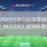 06月23日歐洲杯小組賽E組第2輪比利時(shí)vs羅馬尼亞進(jìn)球視頻