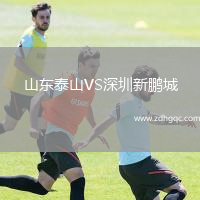 山東泰山VS深圳新鵬城