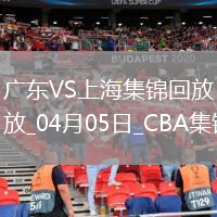 04月05日CBA季后賽首輪12進(jìn)8G1 廣東 - 上海 精彩鏡頭